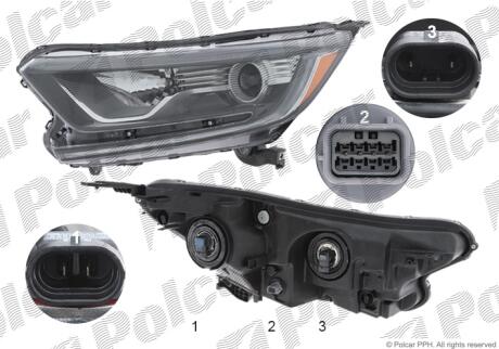 Фара основна Polcar 38X410