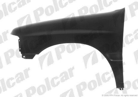 Крыло переднее левое Polcar 395001