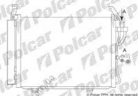 Радіатор кондиціонера (Конденсатор) з осушувачем Polcar 4003K81K (фото 1)