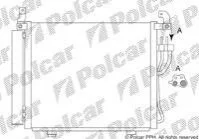 Радіатор кондиціонера (Конденсатор) з осушувачем Polcar 4003K82X