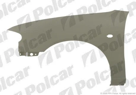 Крило спереду праворуч з отвором для поворотника Polcar 400502