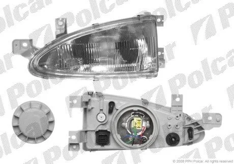 Фара основна права H4 Polcar 4005103E