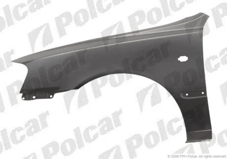 Крыло спереди справа с отверстием для поворотника Polcar 400702