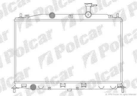 Радіатори охолодження Polcar 400908-1