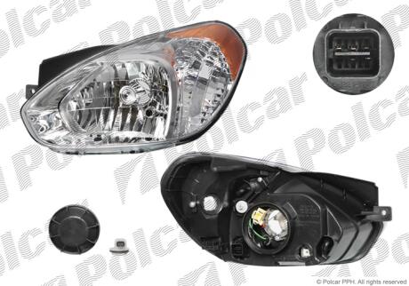 Фара основная Polcar 4009101E