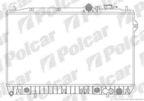 Радіатори охолодження Polcar 401008-1 (фото 1)