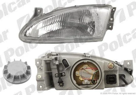 Фара основна права H4 Polcar 401110-E