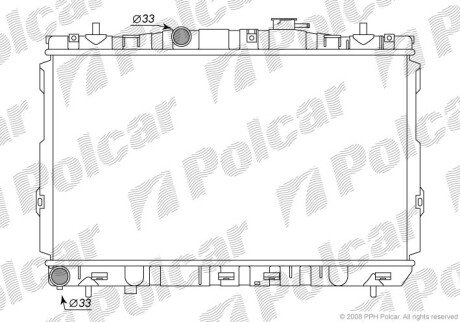 Радіатори охолодження Polcar 4013081X (фото 1)