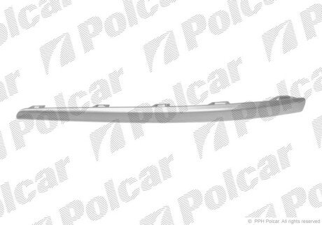 Молдинг бампера правий Polcar 401507-8