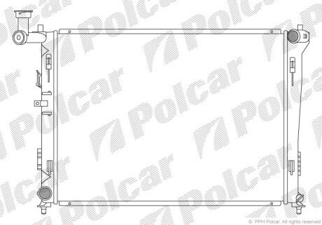 Радіатори охолодження Polcar 401508-1