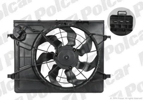 Вентилятори з корпусом / кронштейном Polcar 401623W1