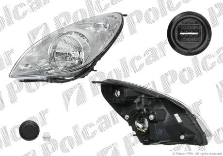 Фара основная левая H4, PY21W, W5W Polcar 4017090EUA