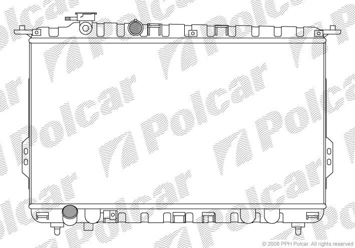 Радиаторы охлаждения Polcar 402408-1 (фото 1)