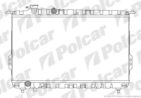 Радіатори охолодження Polcar 402408-1