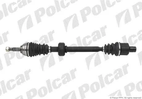 Приводной вал передний мост Polcar 40-3010