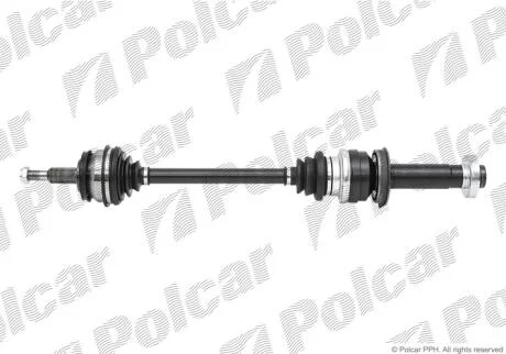 Приводной вал передний мост Polcar 40-3023