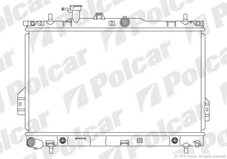 Радіатори охолодження Polcar 403508-1 (фото 1)