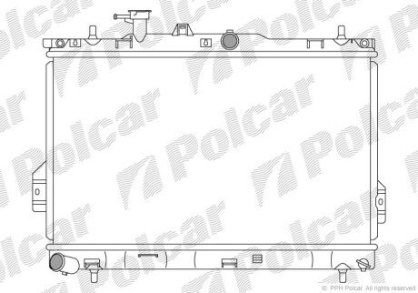 Радіатори охолодження Polcar 403508