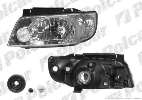 Фара основная левая H7, PY21W, W5W Polcar 4035090E