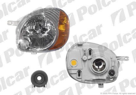 Фара основная левая H4 Polcar 4041091E