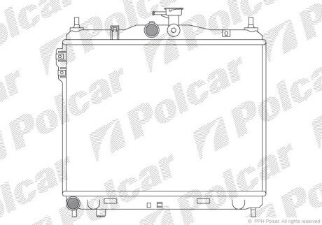 Радіатори охолодження Polcar 404208-1