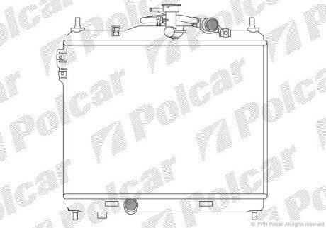 Радіатори охолодження Polcar 4042085X (фото 1)