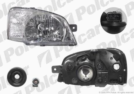 Фара основная Polcar 404210-E