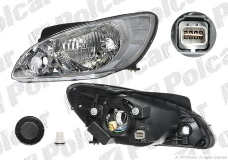 Фара основная Polcar 404410-E