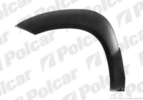 Накладка крыла левый Polcar 404701-5