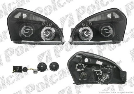 Фара основная правая, левая H1 Polcar 404709BE