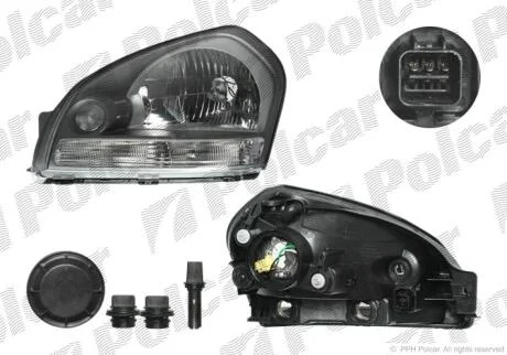 Фара основная Polcar 404710-E