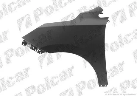 Крило спереду ліворуч Polcar 404801