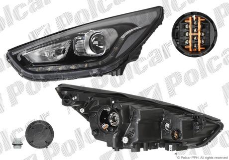 Фара основная Polcar 4048095E