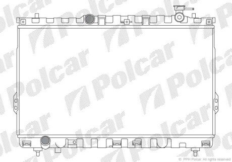 Радіатори охолодження Polcar 405008-1