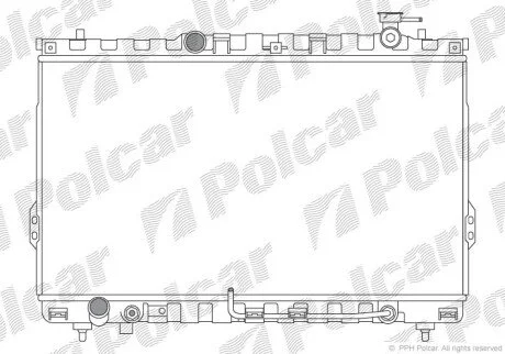 Радиаторы охлаждения Polcar 405008-2