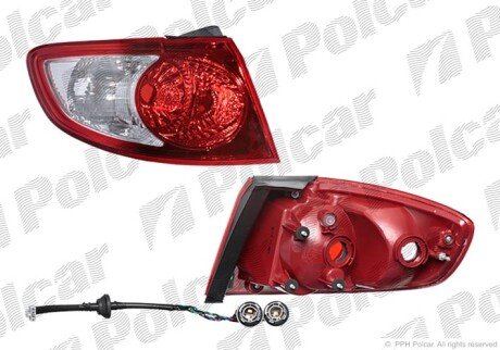 Фонарь задний Polcar 4051881E