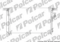 Радіатор кондиціонера (Конденсатор) з осушувачем Polcar 4051K8C2S
