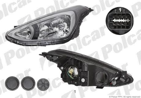 Фара основная Polcar 40A2100E