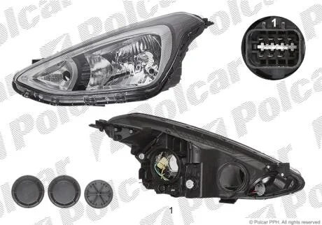 Фара основная Polcar 40A2100E