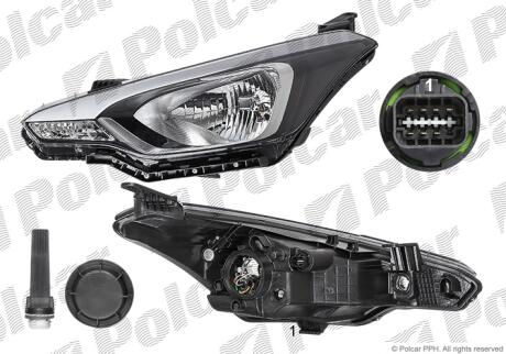 Фара основная Polcar 40B3100E
