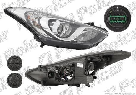 Фара основная Polcar 40C2094X
