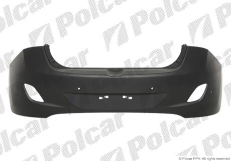 Бампер задній Polcar 40C2961UB