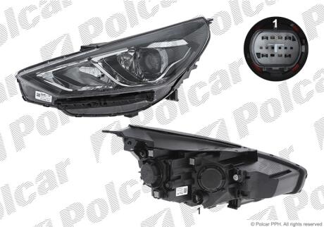 Фара основная Polcar 40C4104X