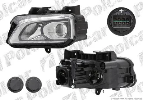 Фара основная Polcar 40L209-E