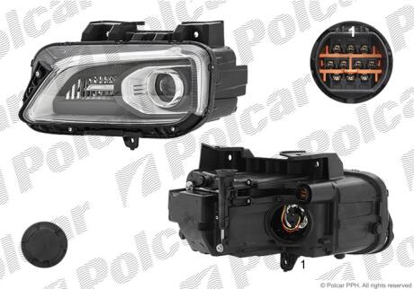 Фара основная Polcar 40L2102E