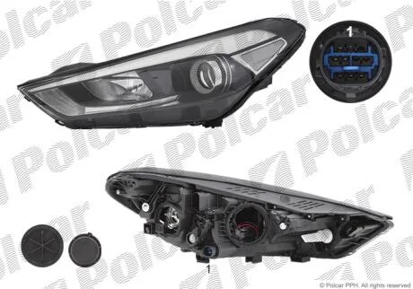 Фара основная Polcar 40X2090E