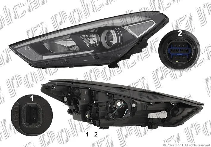 Фара основна Polcar 40X2101E (фото 1)