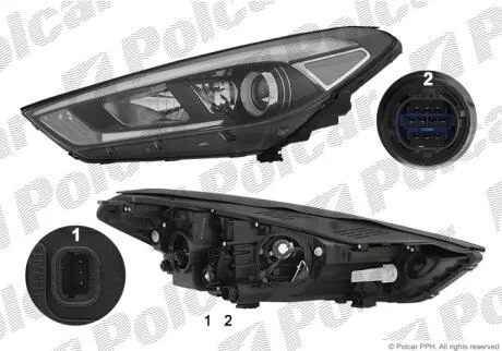 Фара основная Polcar 40X2101E