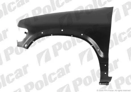Крыло спереди справа Polcar 410102-1