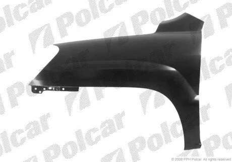 Крыло спереди справа Polcar 410302